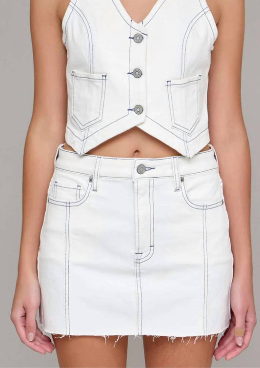 Hidden - Peyton High Rise Mini Skirt