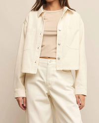 Z Supply - All Day Cropped Denim Jacket