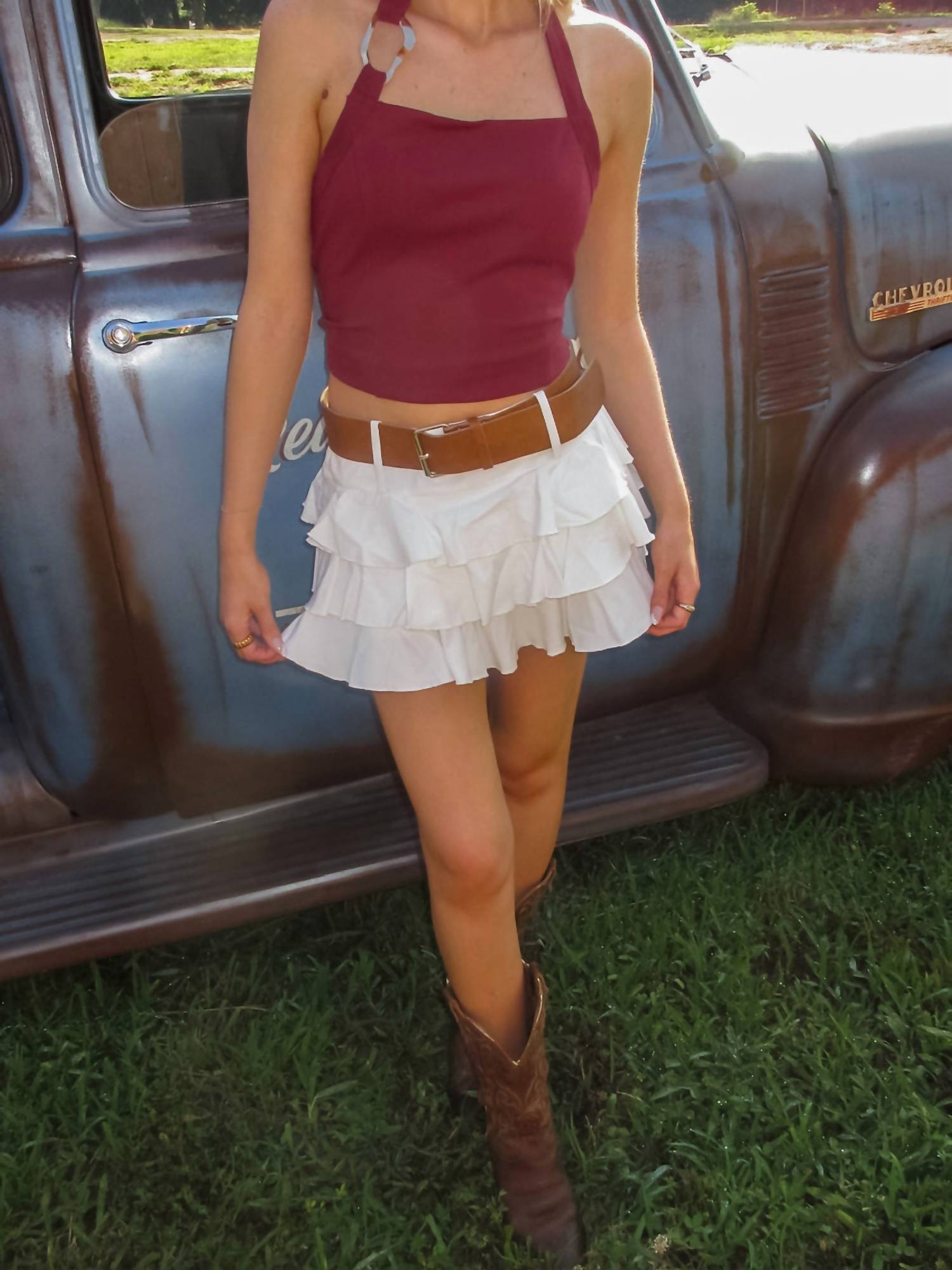 Adeline - Meadow Halter Top