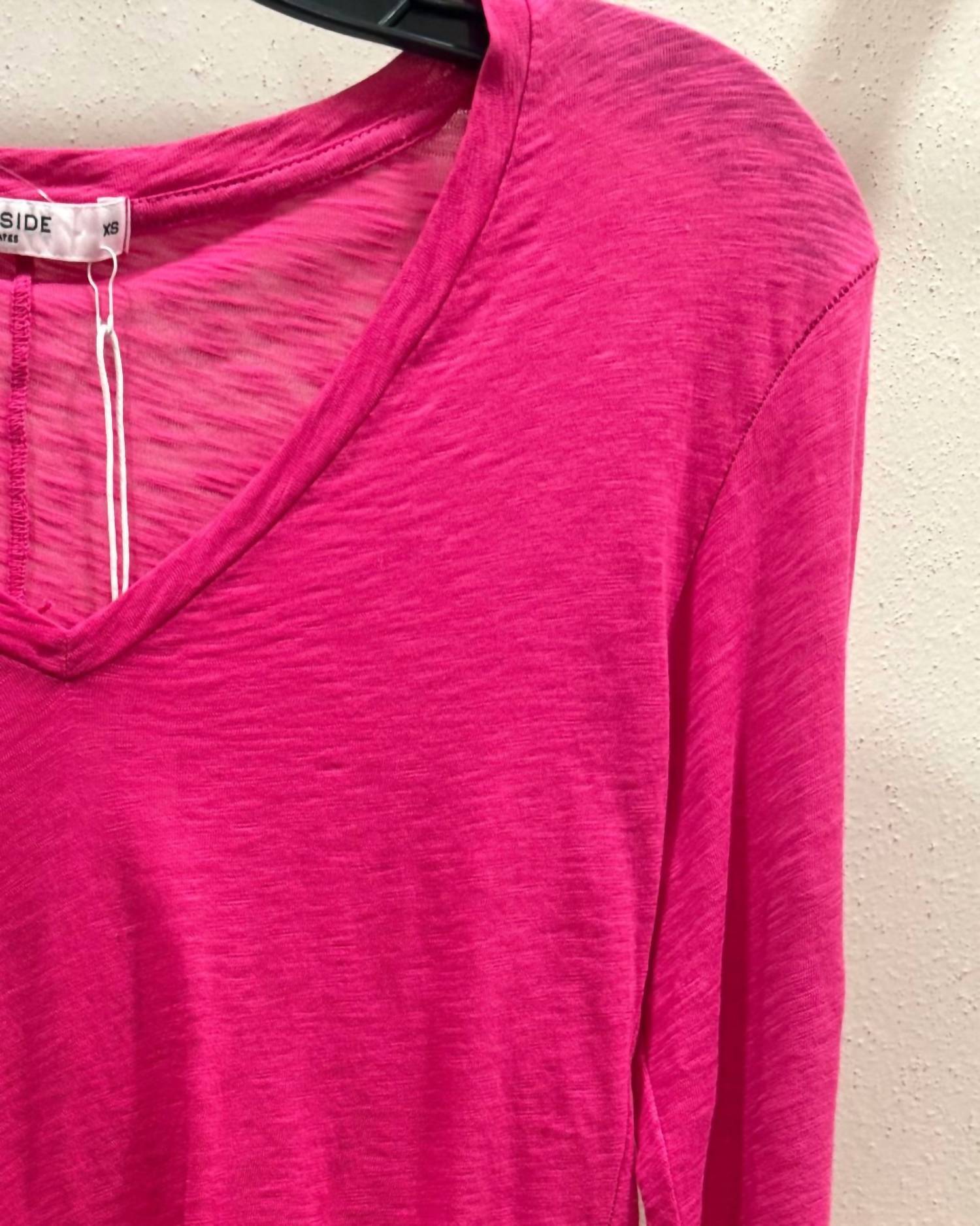 Stateside - Women's Long Sleeve V-neck Tee