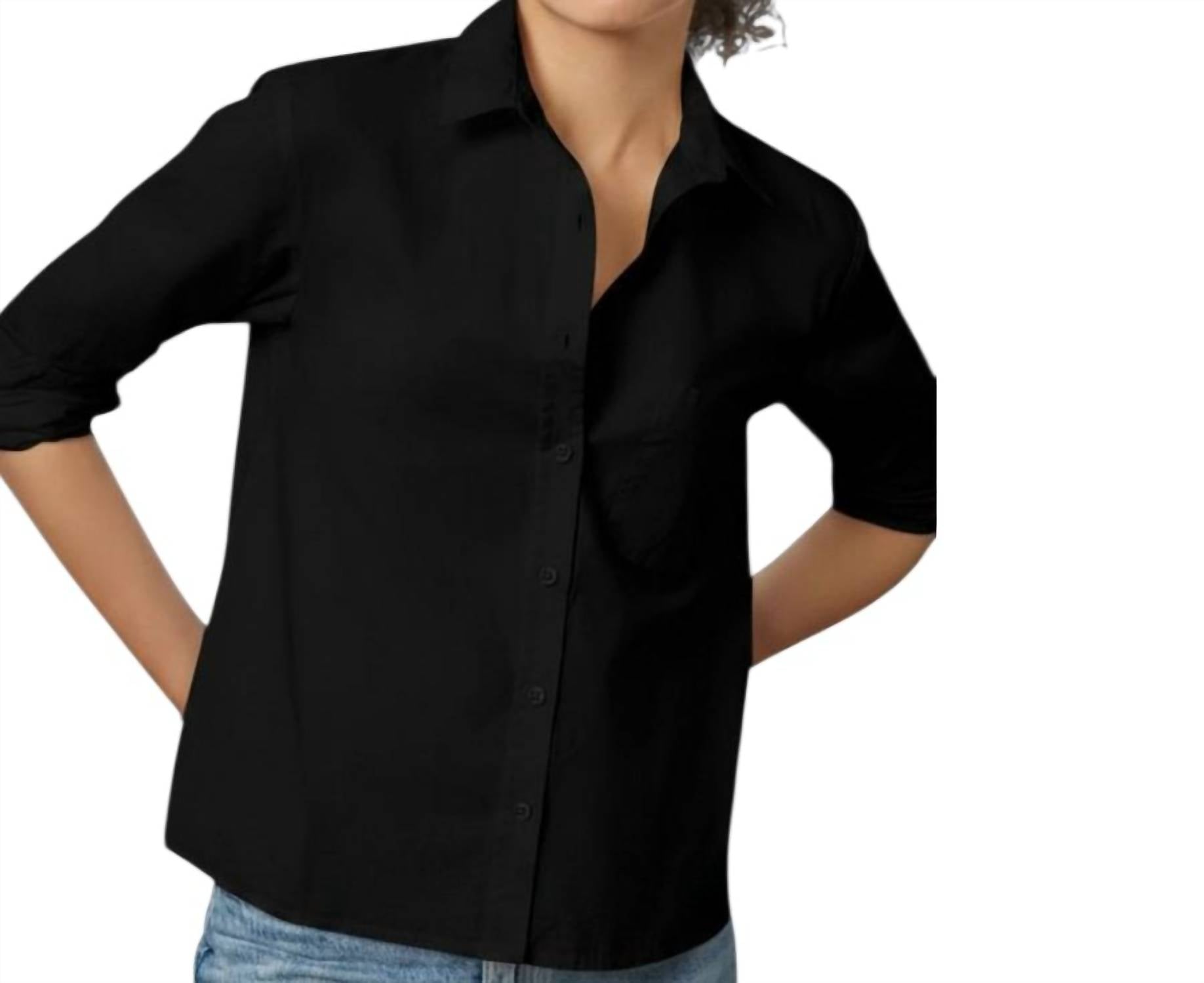 Lilla P - Poplin Button Down Shirt