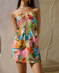 Runaway The Label - Etallia Tropical Print Top