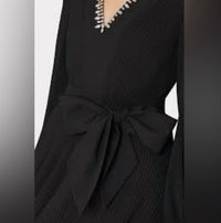 Milly - Liv Crystal Embellished Pleated Dress