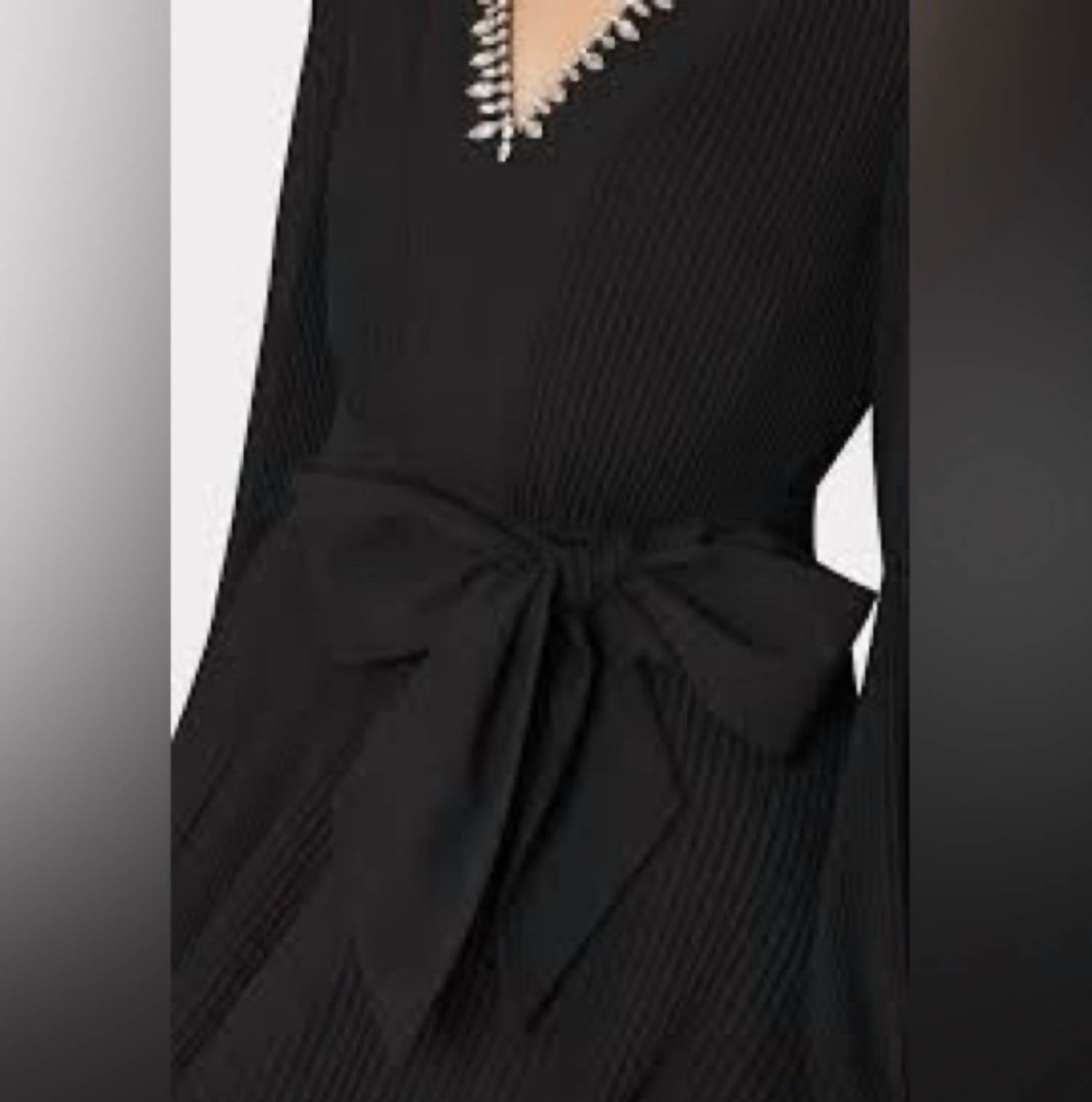 Milly - Liv Crystal Embellished Pleated Dress