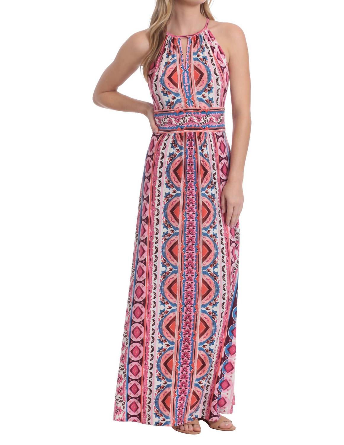 Morris Geometric Maxi Dress