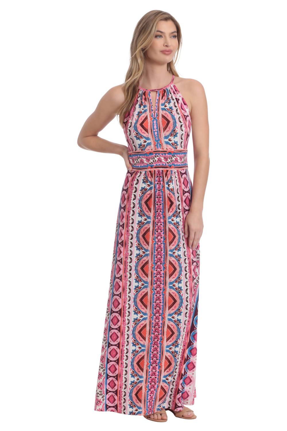 Morris Geometric Maxi Dress