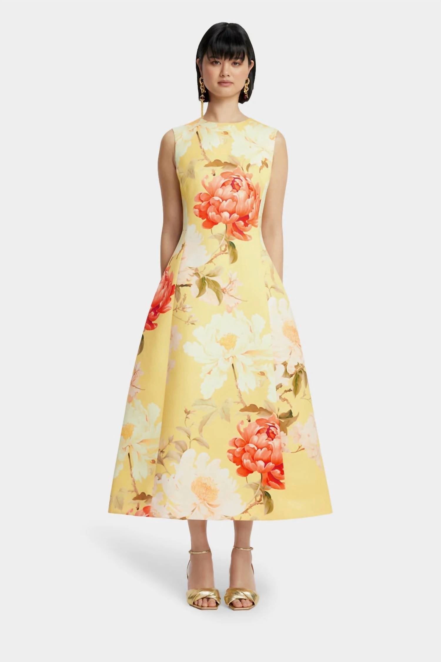 Leo Lin - Cleo Sleeveless Midi Dress