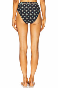 L'Agence - Vanessa High Waist Bikini Bottom With Detachable Belt