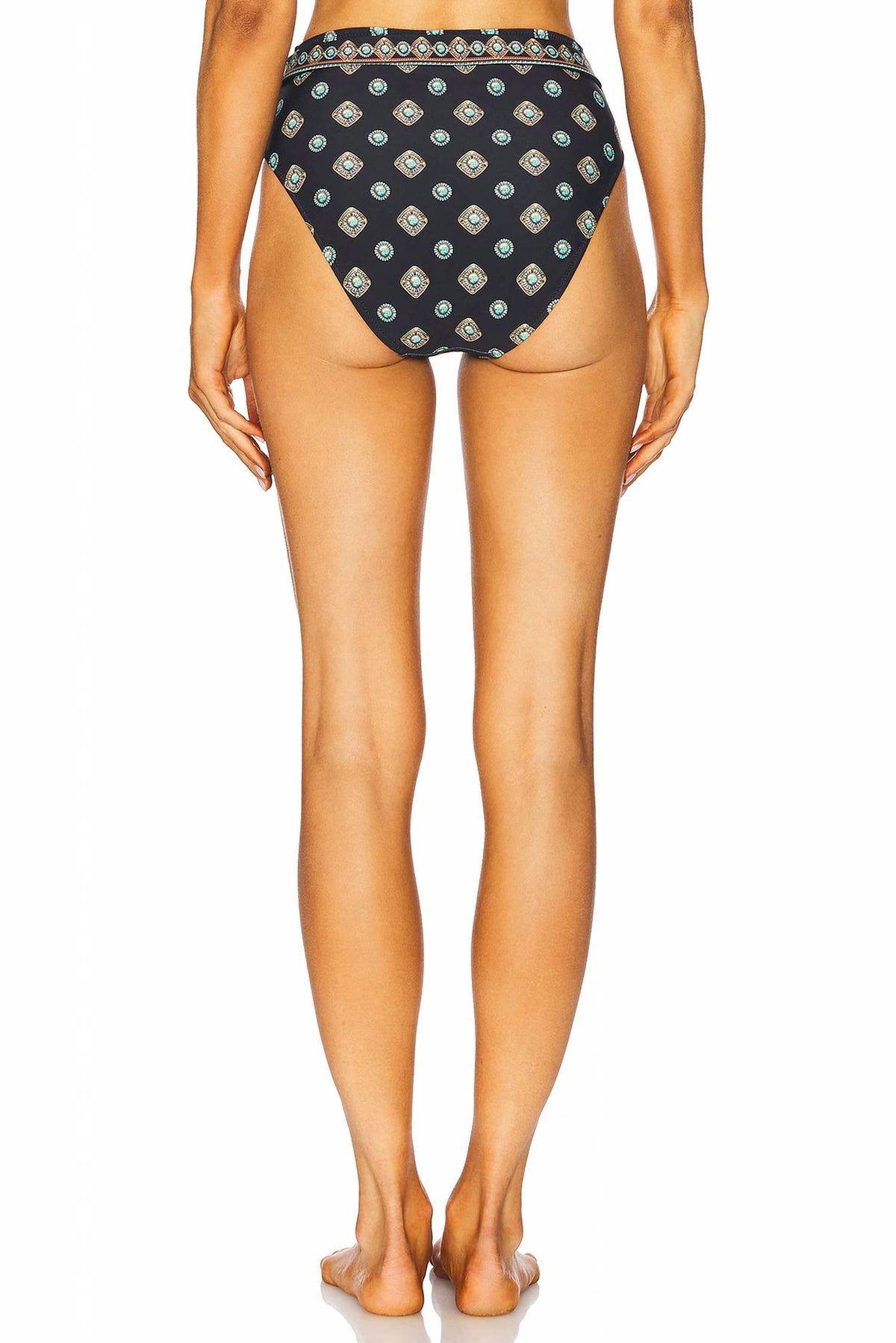L'Agence - Vanessa High Waist Bikini Bottom With Detachable Belt