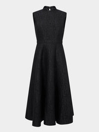 Saloni - Flora Scalloped Collar Dress