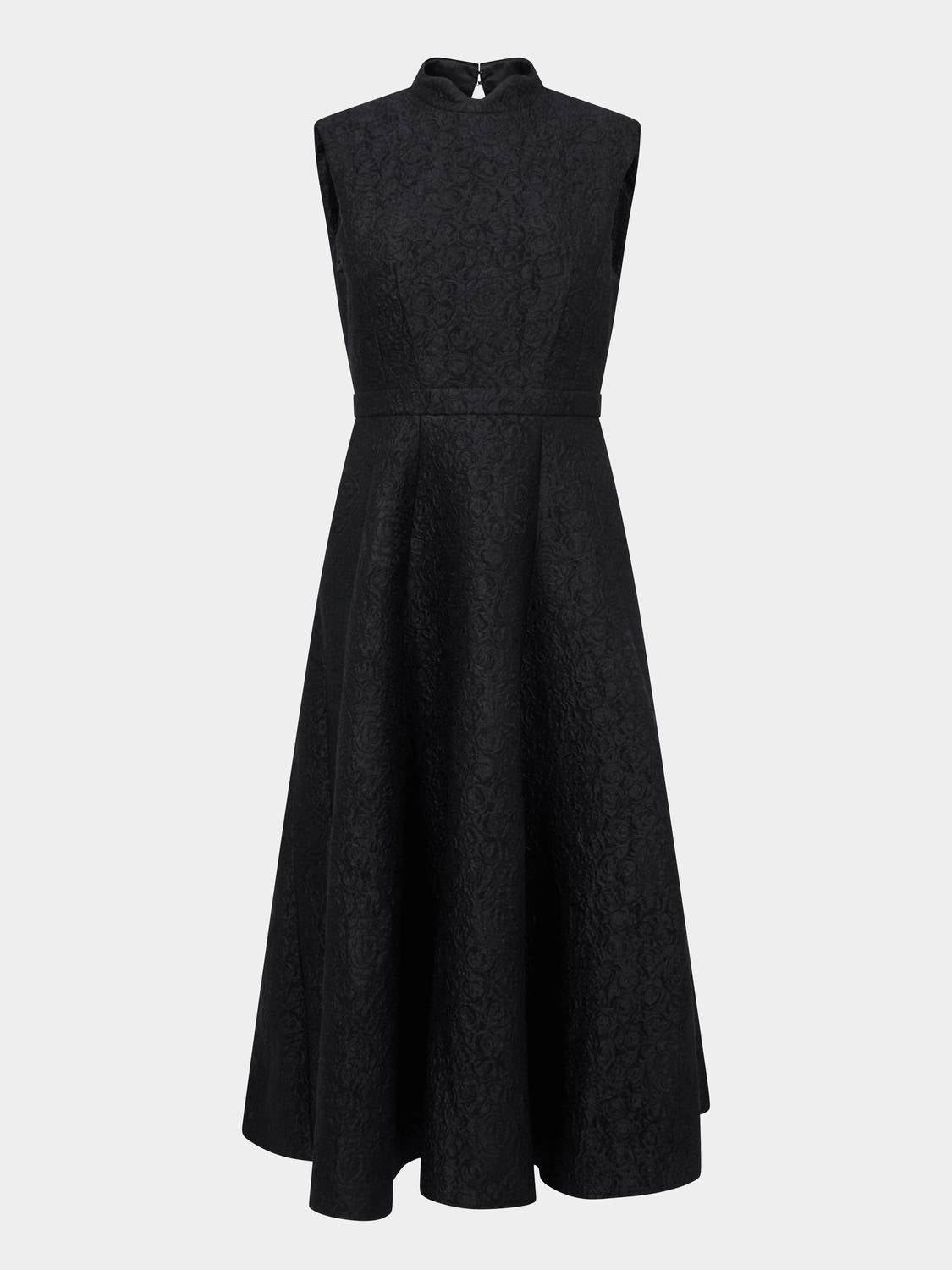 Saloni - Flora Scalloped Collar Dress