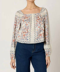 Cleobella Lucille Off The Shoulder Blouse in la ramos - women's blouse