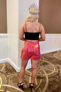 Glam - Rhinestone Crop Top