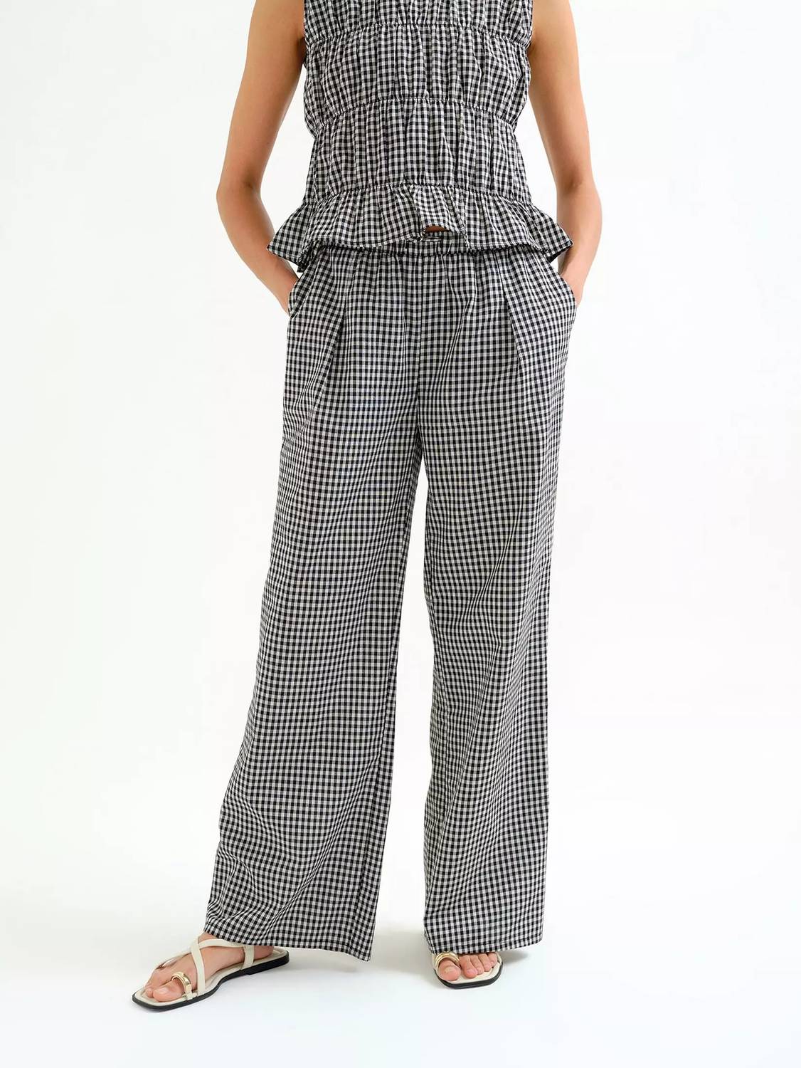 Compania Fantastica - Gingham Pant