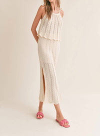 Sadie & Sage - BABY CHEVRON KNIT MAXI SKIRT