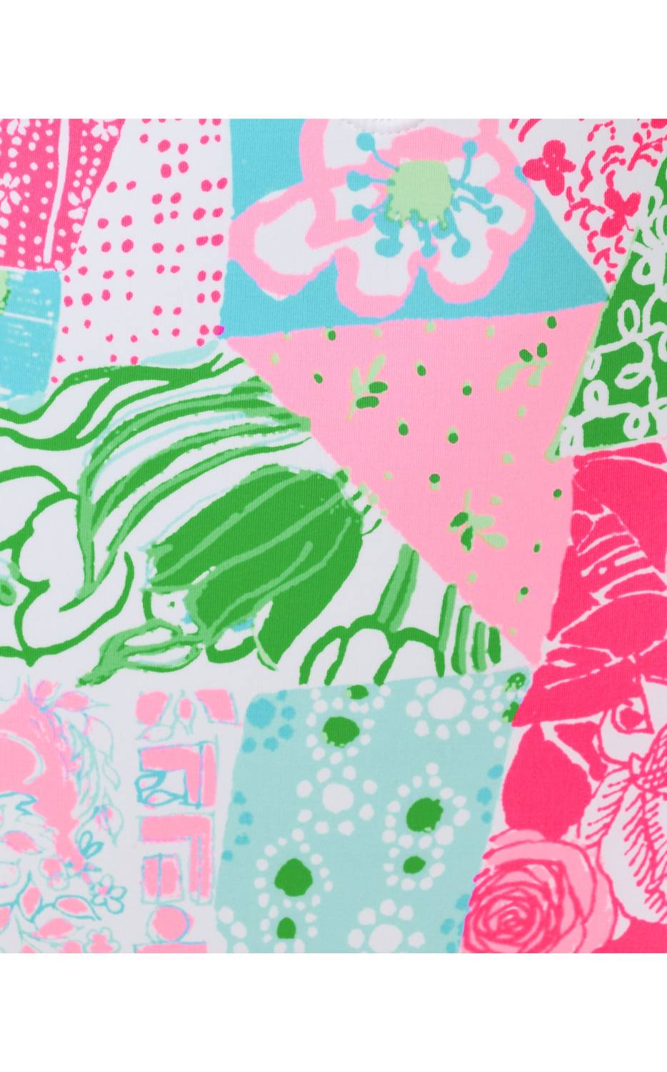 Lilly Pulitzer Ester One Piece Swimsuit in multi crazy quilt - women's swimwear - view 6