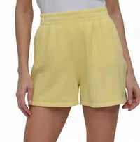 Dkny - Embroidered Logo Smocked Shorts
