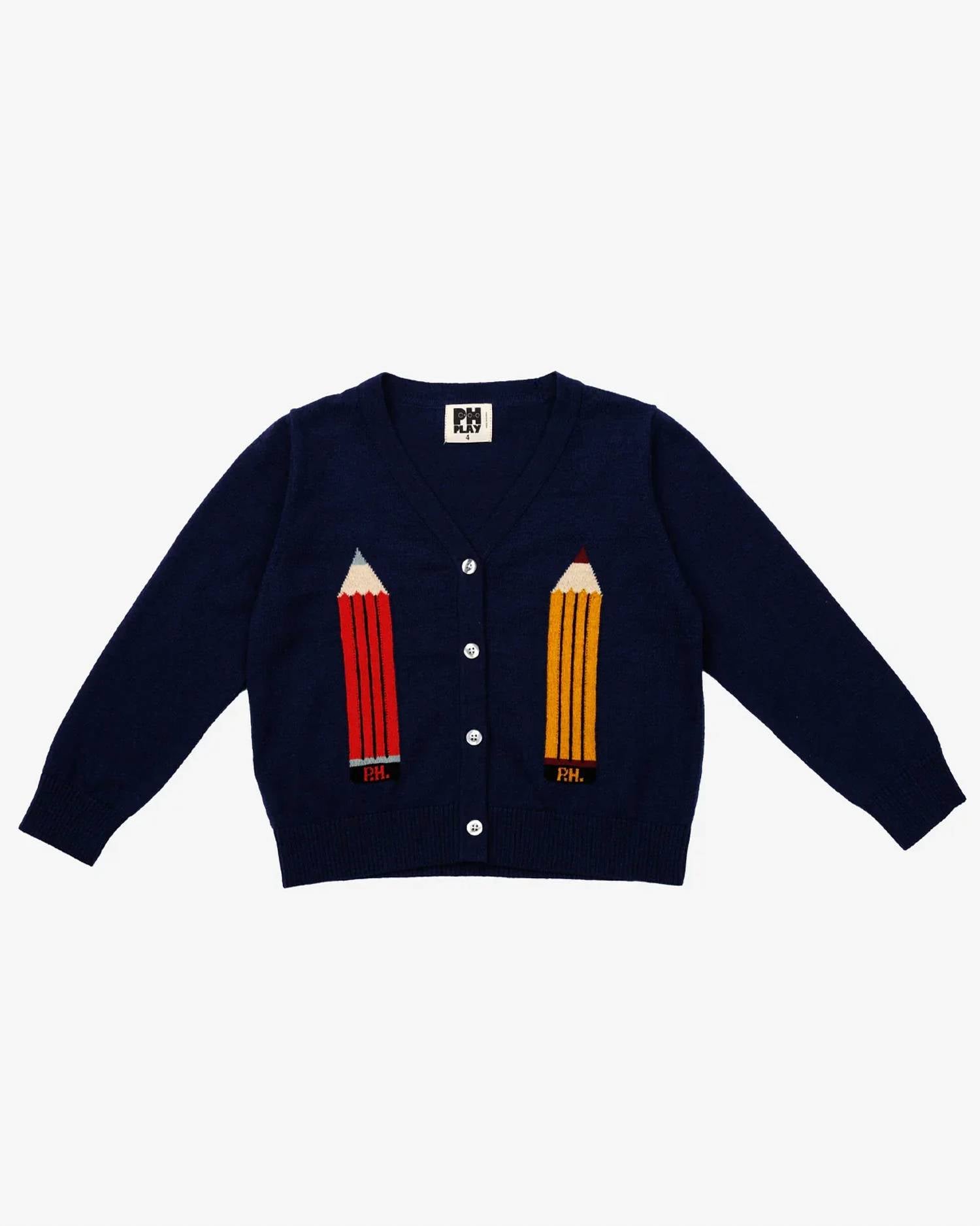 Petite Hailey - Kids Pencil Knit Cardigan