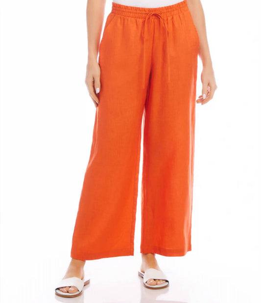 Karen Kane - Drawstring Wide Leg Pants