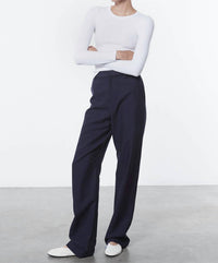 Enza Costa - Supima Cotton Oversize Long Sleeve Top