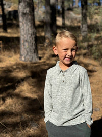 Me & Henry - Boy's Spencer Long Sleeve Polo Shirt