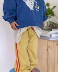 Pigeon said please Girl's Crosswalk Trackies in taxi cab - kids' item - view 5