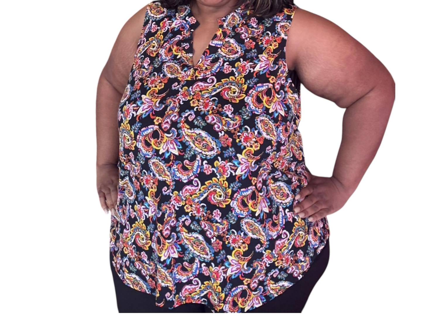 Dear Scarlett - Curvy Sleeveless Tank Top