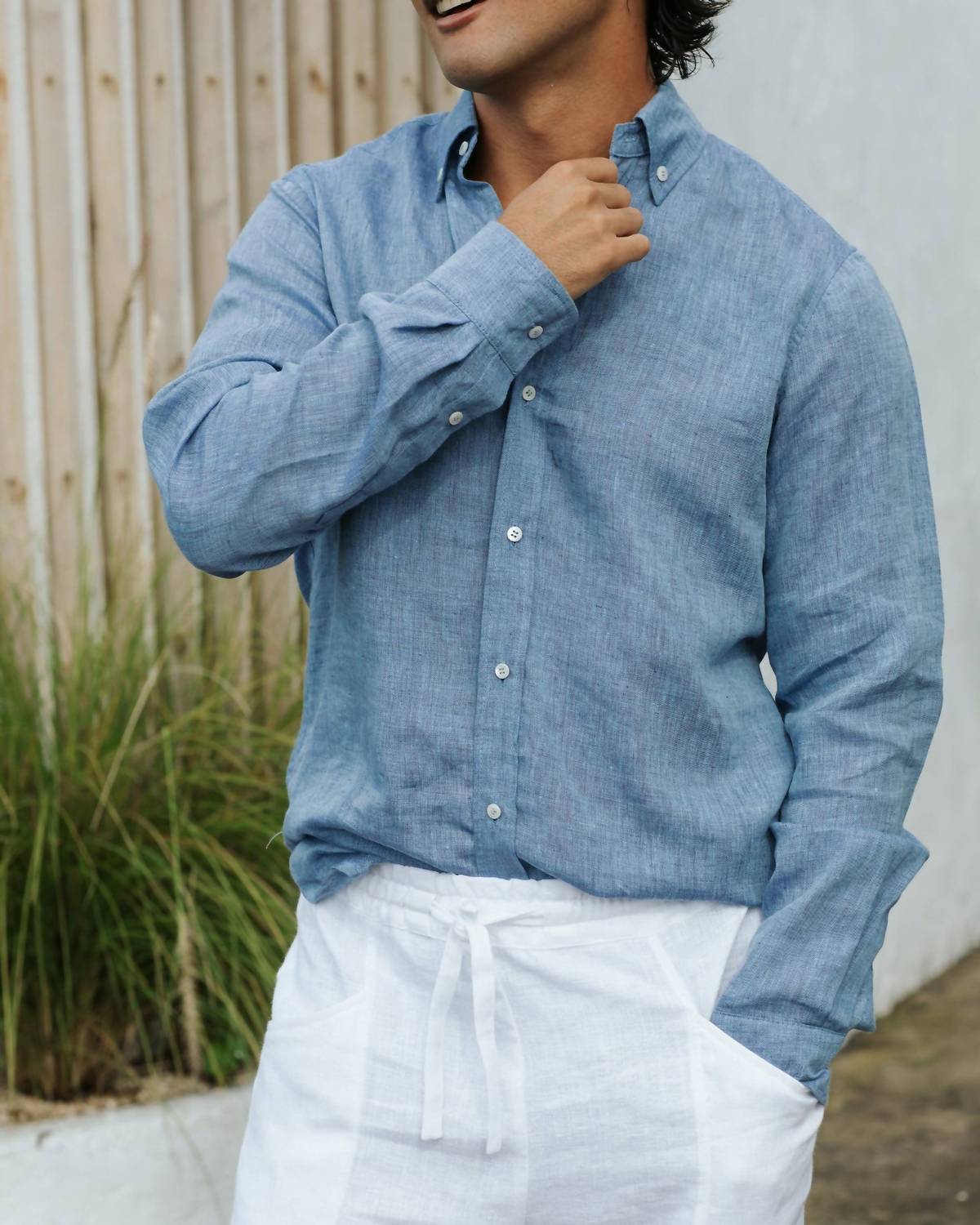 Magic Linen - Men's WENGEN classic linen shirt