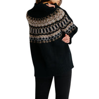 Sablyn - Scottie Slouchy Fair Isle Cashmere Mock Neck Sweater