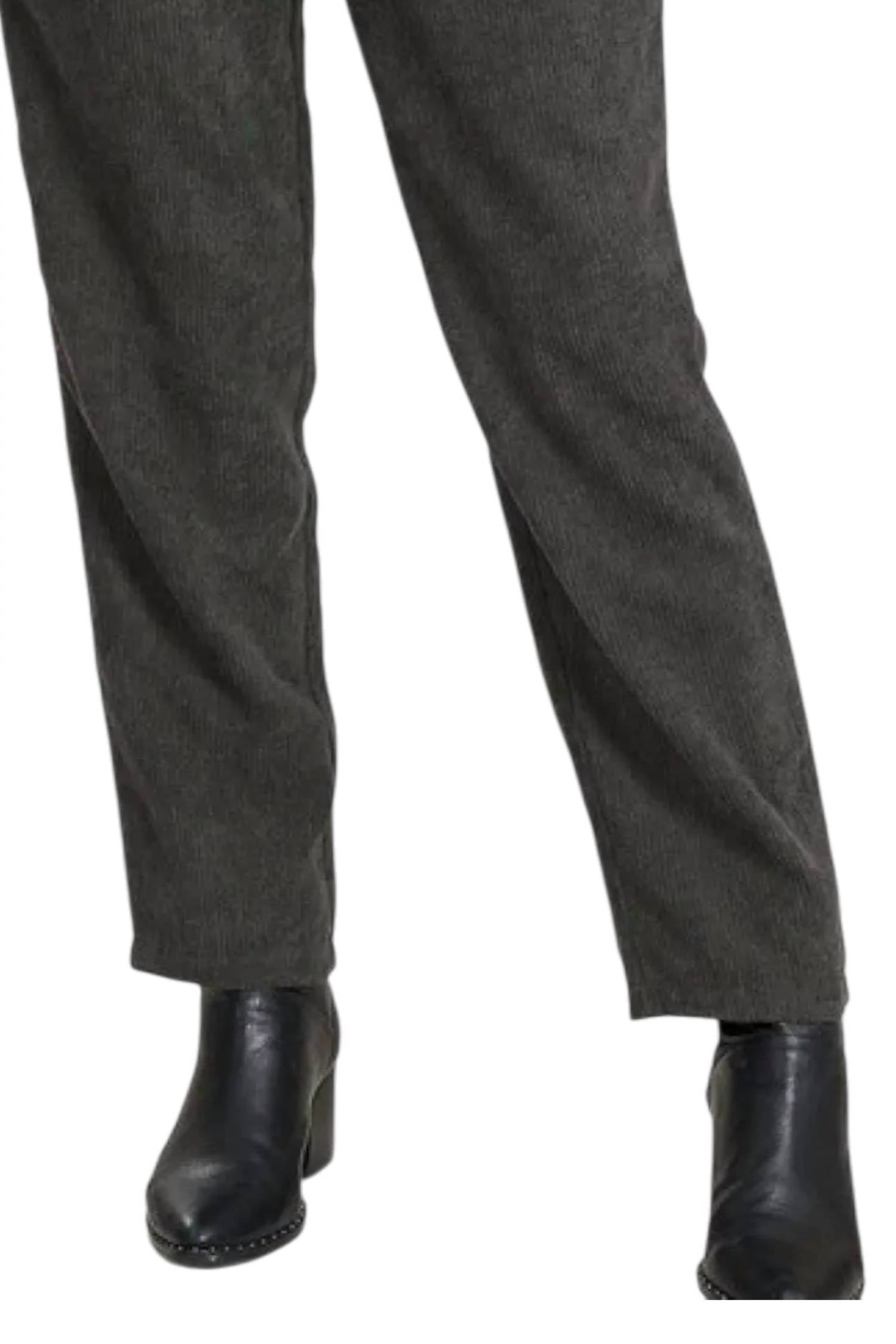 Zenana - High Rise Corduroy Pants With Pockets