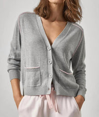 Lilla P - Saddle Sleeve V-neck Cardigan