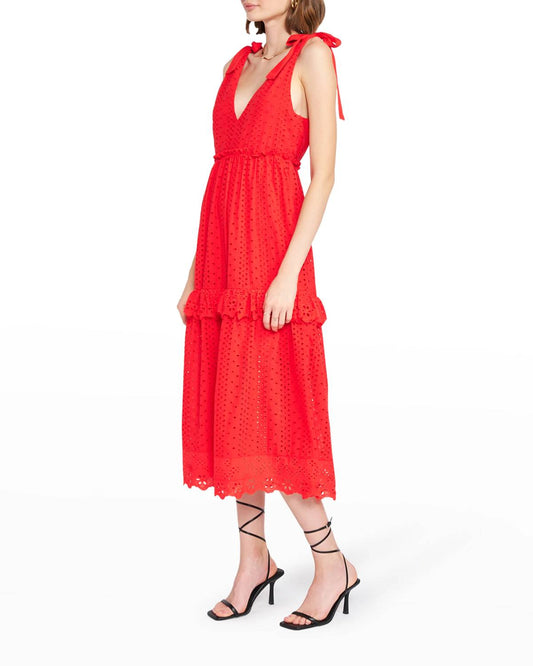 En Saison - EYELET MIDI DRESS