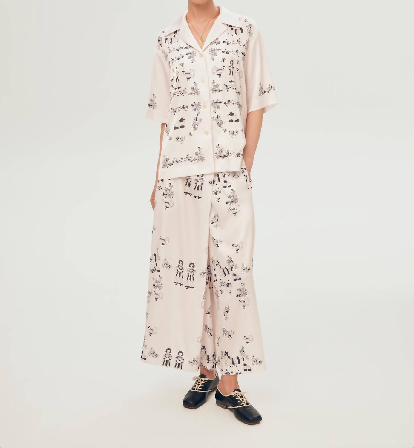 Gunia Project - Velka Print Silk Shirt