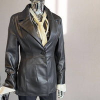 Jakett - Women's Leather Isabella Blazer