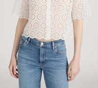 Frame - Petal Eyelet Shirt