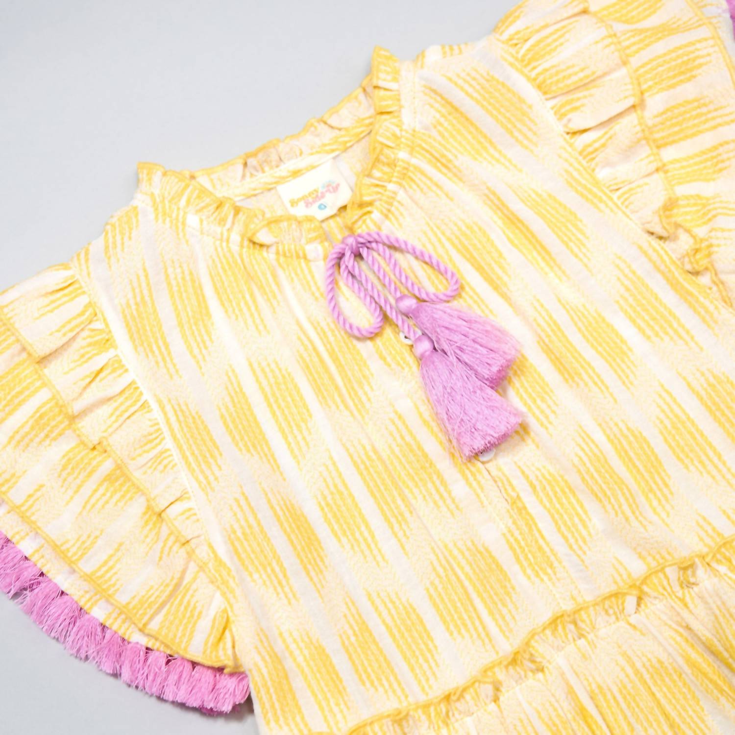 Sonny Side Up - Girl's You Are My Sunshine Dress