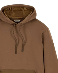 SIMMS Men's Harbor Hoody in jasper - men's shirt - detail view