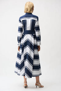Joseph Ribkoff - Casual Striped Maxi Dress