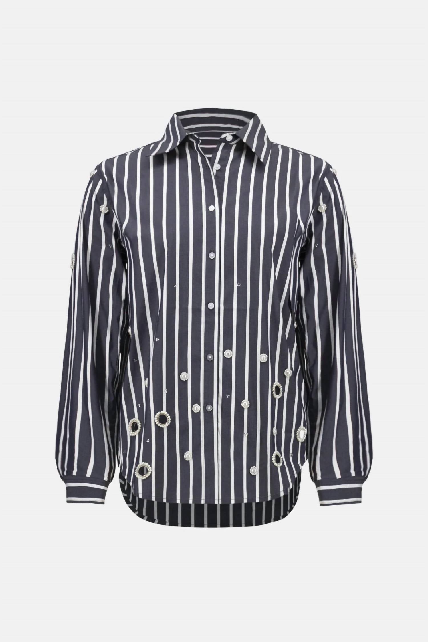 Joseph Ribkoff - Rhinestones Blouse