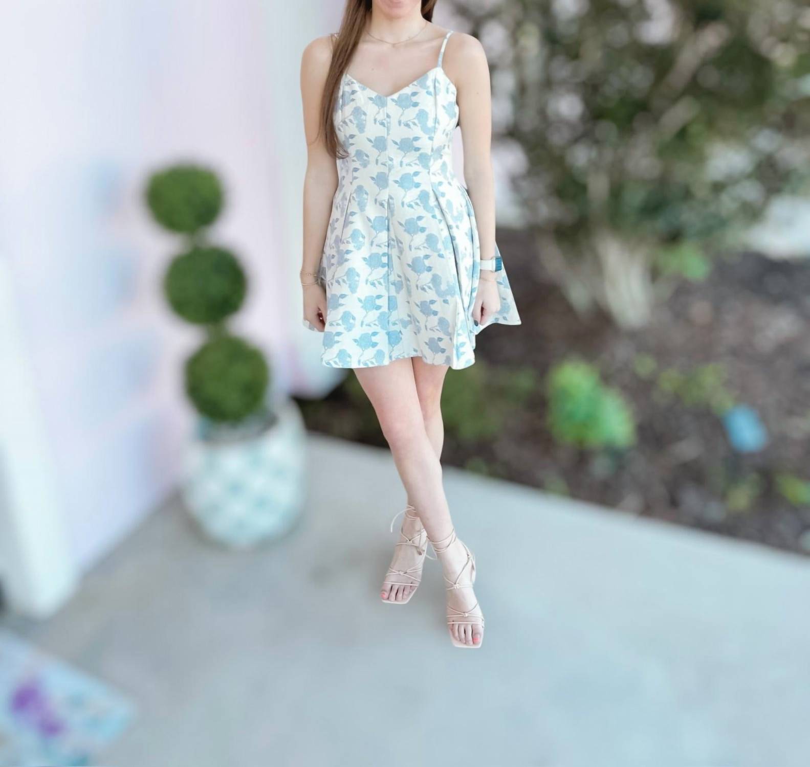 Mable - Miss Priss Floral Mini Dress