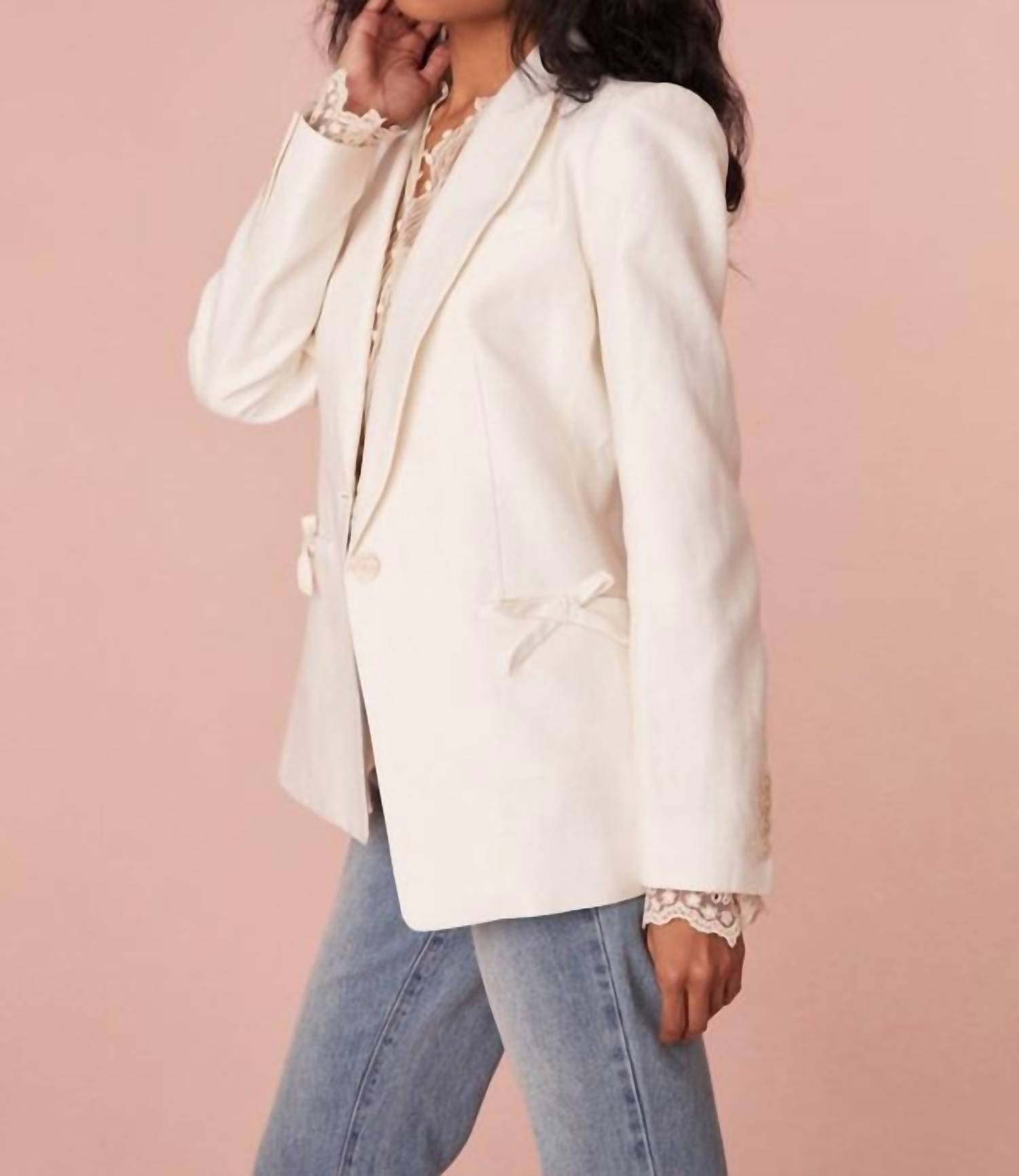 Loveshackfancy - Lamia Tailored Suit Jacket