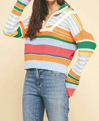 Pinch - Half Zip Sweater Top