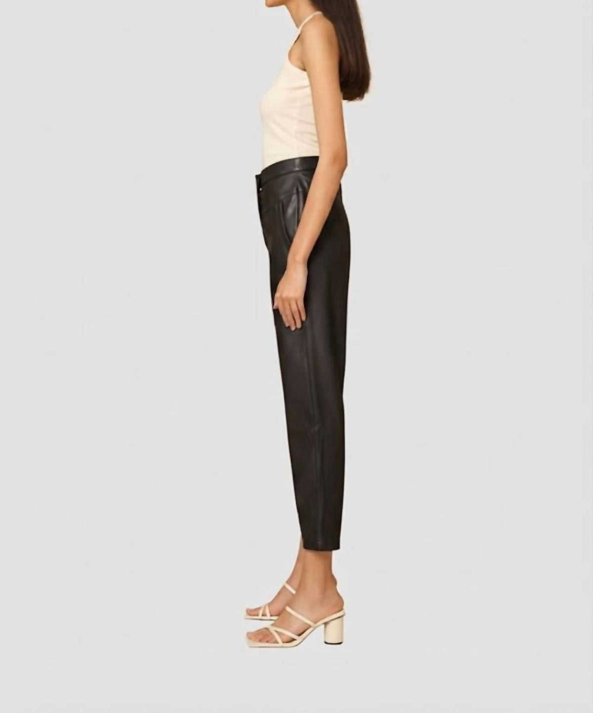 Amylynn - Zoe High Waisted Tapered Vegan Pants