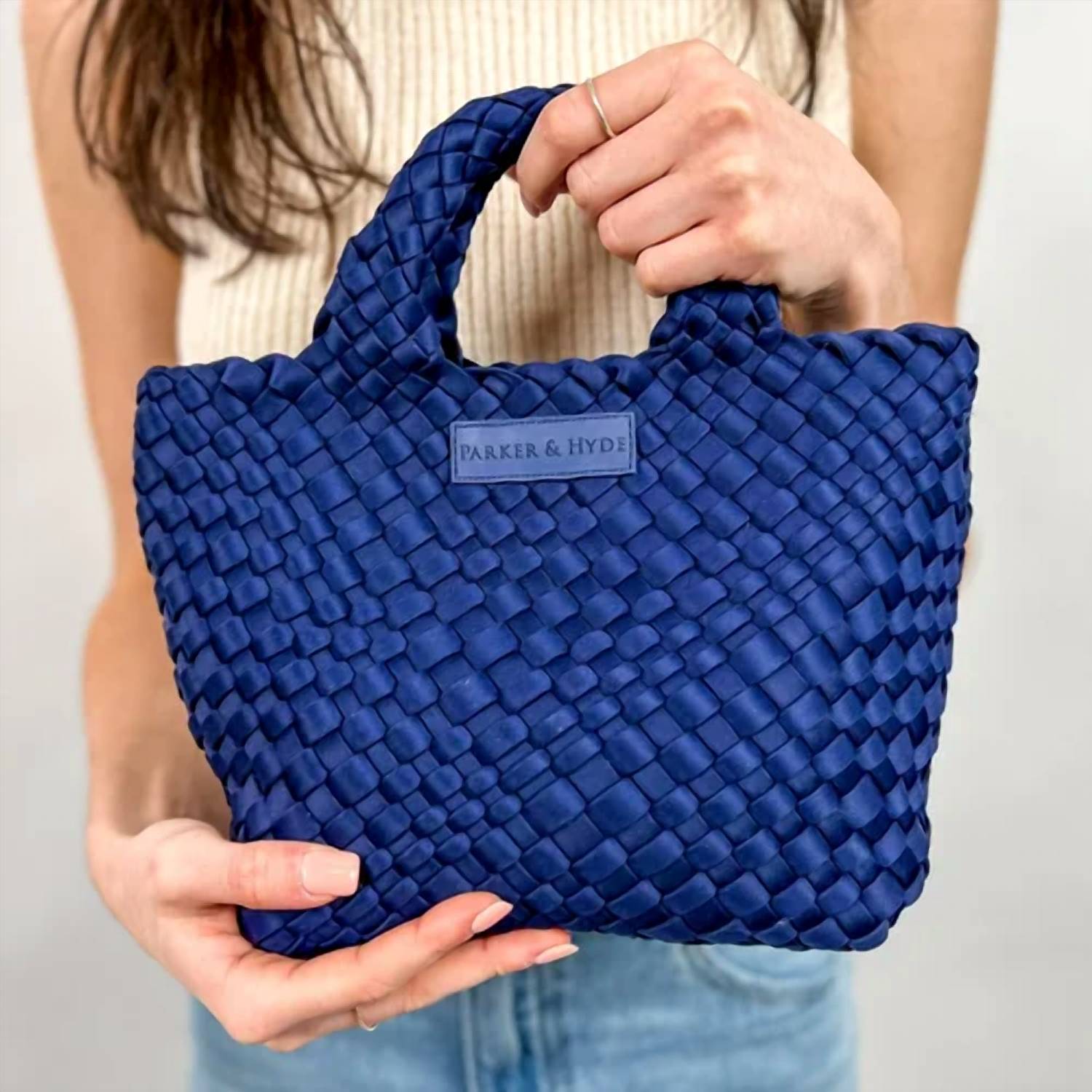 Parker And Hyde - Women's Woven Mini Tote Bag