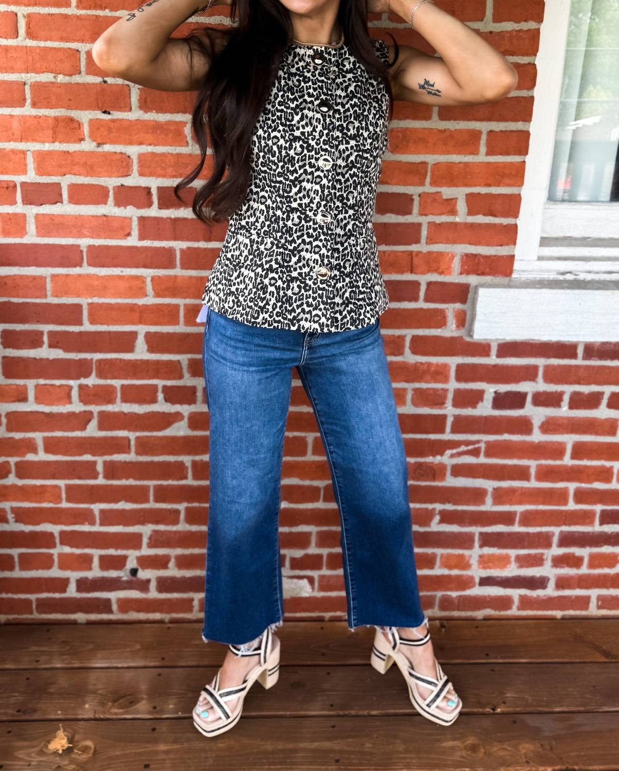 Entro - Leopard Luxe Vest
