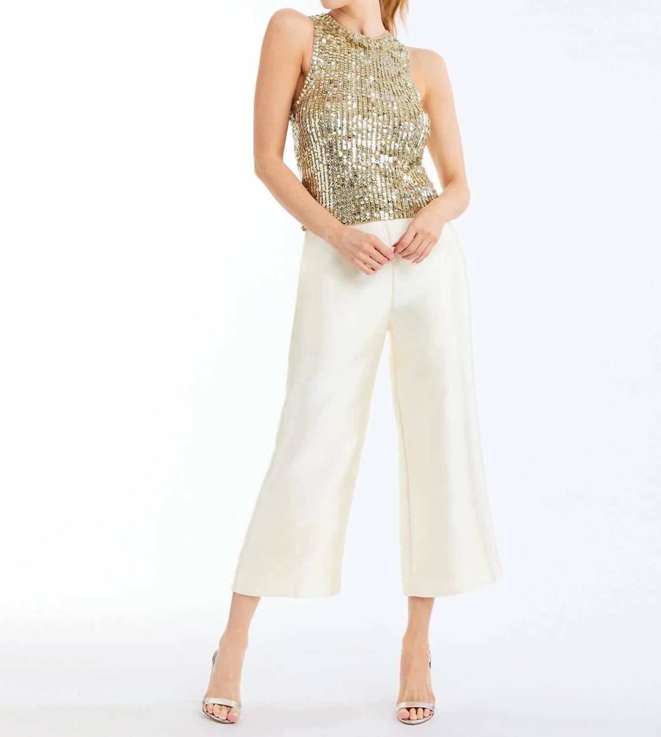 Mestiza New York - Cropped Shantung Pant