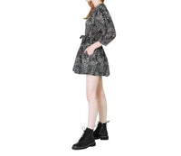 Sea - Women's Calla Cheetah Long Sleeve Belted Tunic Dress