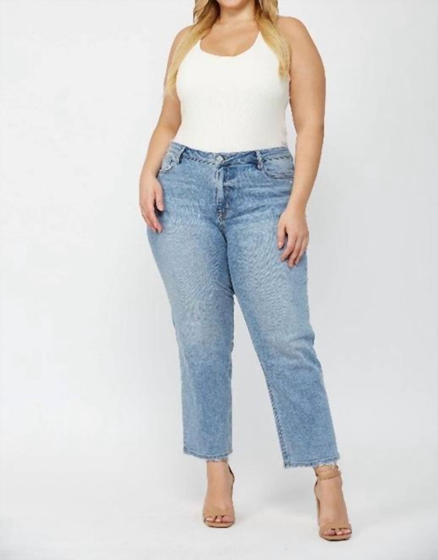 mica denim Josie Jean in sky - women's jeans