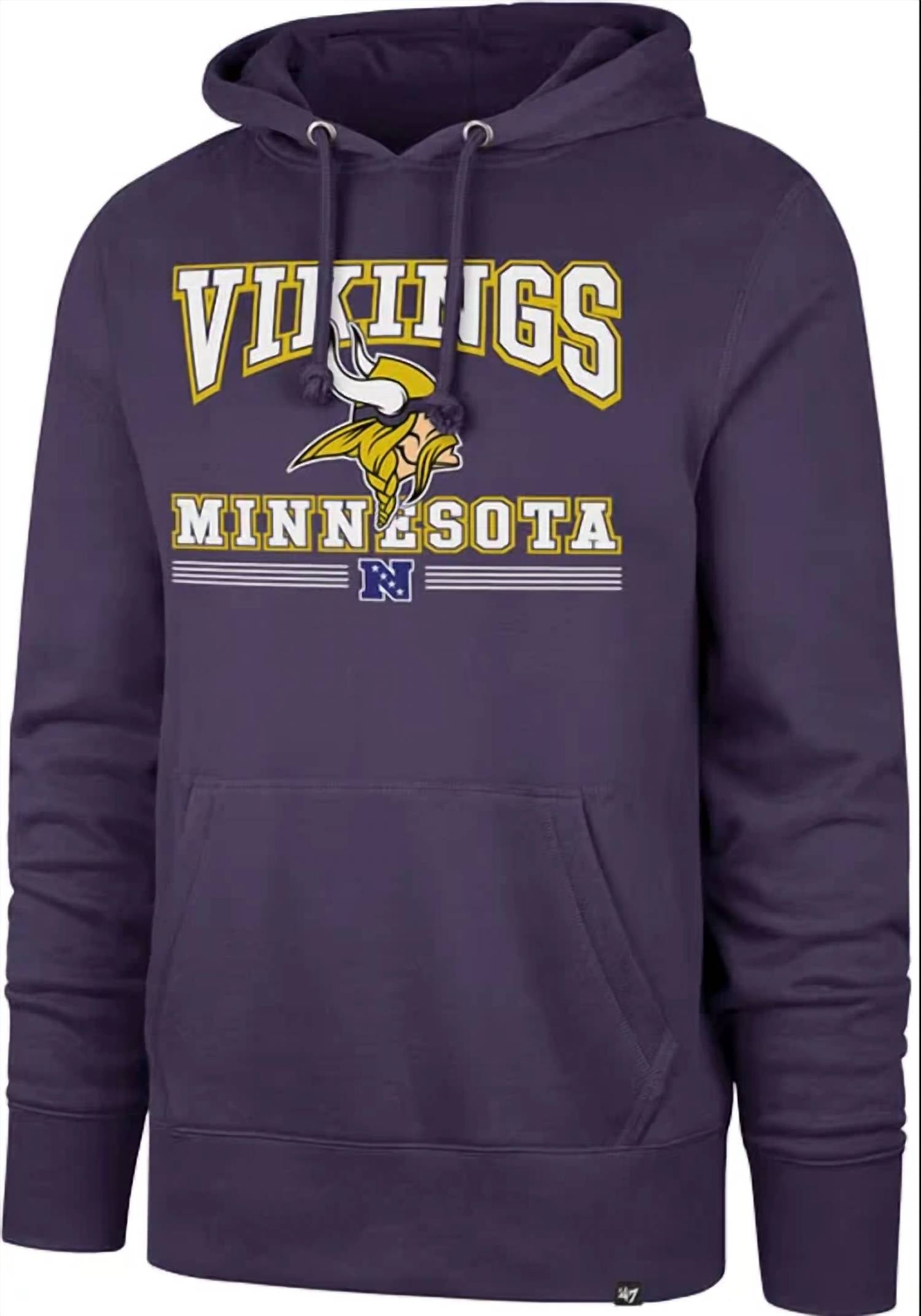 ’47 - Men's Minnesota Vikings Packed House Headline Hoodie