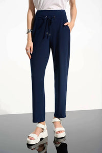 Joseph Ribkoff - Silky Knit Pull-on Jogger Pants With Drawstring